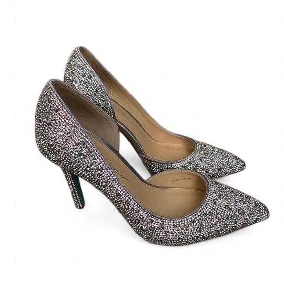 Betsey Johnson Classic Blue Bottom Heels - Picture 3 of 3